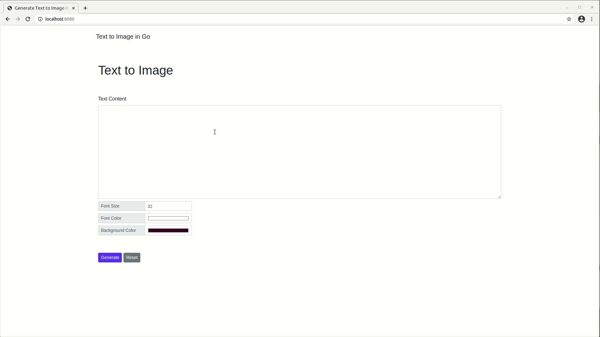 generate-text-to-image-in-go-demo