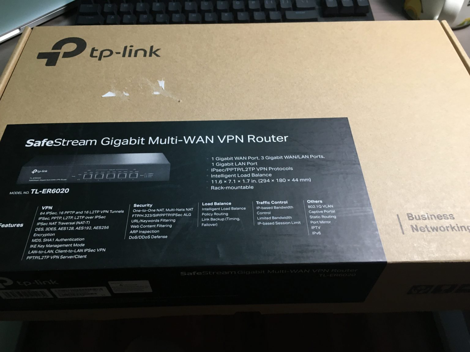 TL-ER6120, SafeStream Gigabit Multi-WAN Rackmount VPN Router