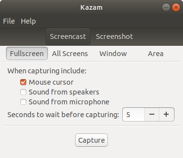 Screen recording in Ubuntu 18.04 using Kazam John Pili